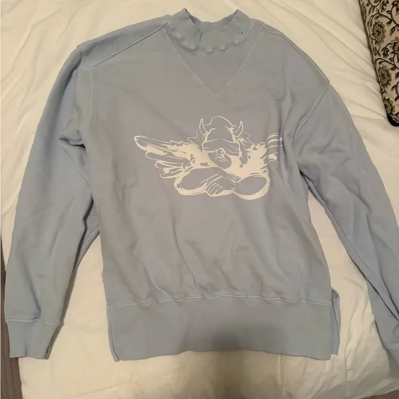 Boys Lie Light Blue Graphic Crewneck Sweater - Picture 4 of 8